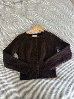 Sezane Brown Leonor Cardigan